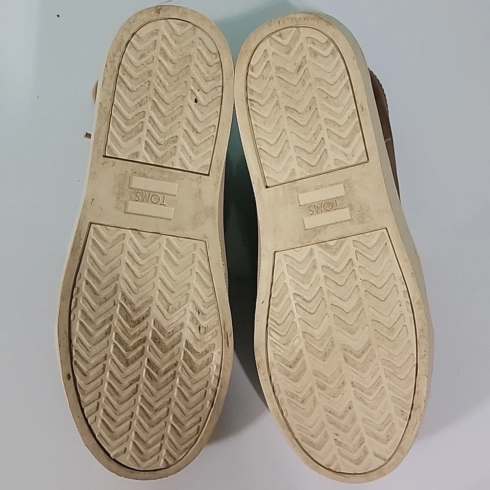 Boys Toms‎ Botas Sneakers, Brown, Size 4, Pre-owned